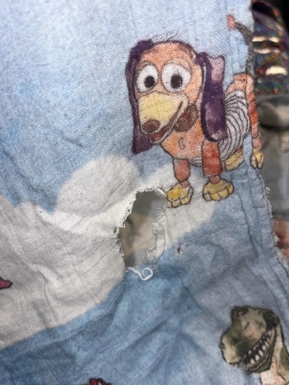 Sweet Ellie Sue Muslin Disney Toy Story Blanket